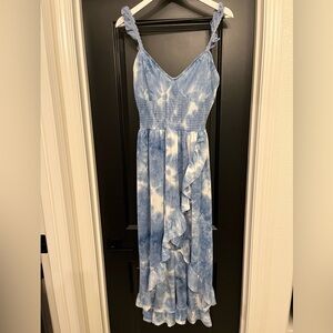 Vine and Valley tie dye high low dress
